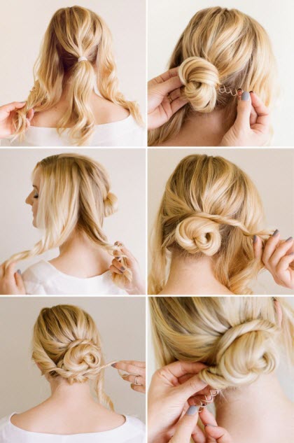 Coiffure pour le bureau