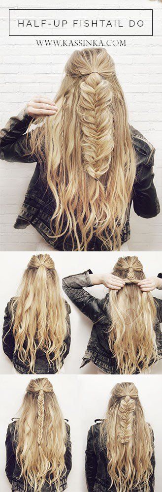 Tisser des tresses pour cheveux longs