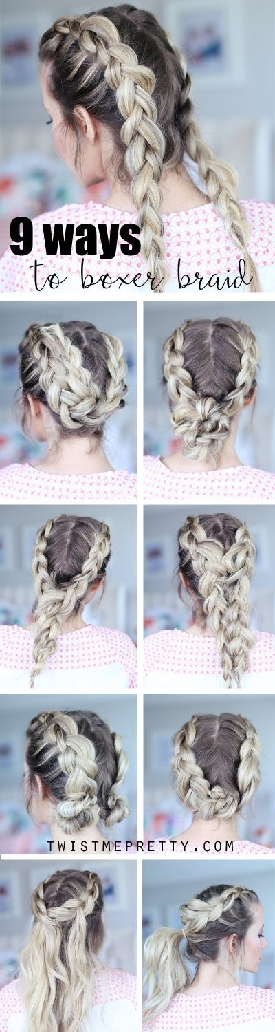 Tisser des tresses pour cheveux longs