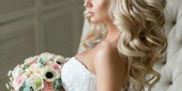 Coiffures de mariage pour cheveux dénoués