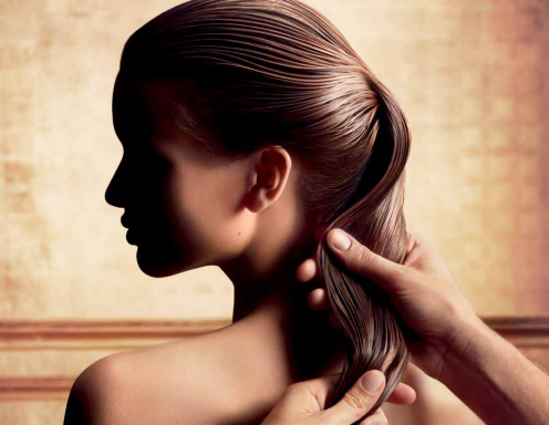 Mélange d'huiles pour cheveux secs