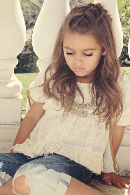 Coiffures de vacances pour les filles