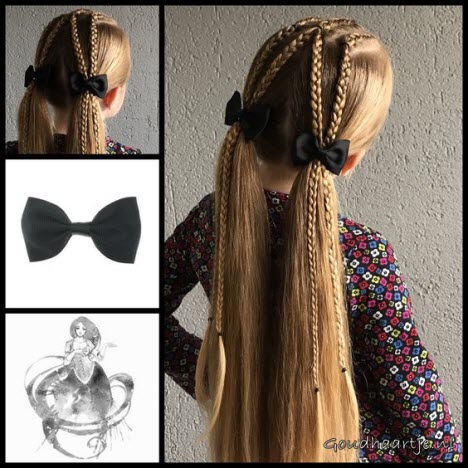 Beau tressage pour cheveux longs