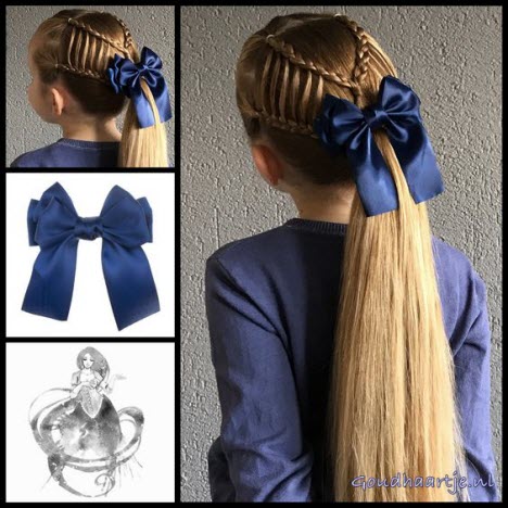 Beau tressage pour cheveux longs
