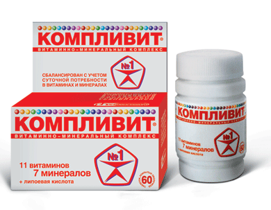 Vitamines Complivit : composition, mode d'emploi et avis
