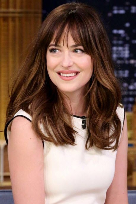 Photo de cheveux avec une frange