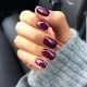 Manucure sombre à la mode pour ongles courts et longs: photo 2024