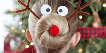 Coiffures à thème du Nouvel An pour la maternelle et l'école