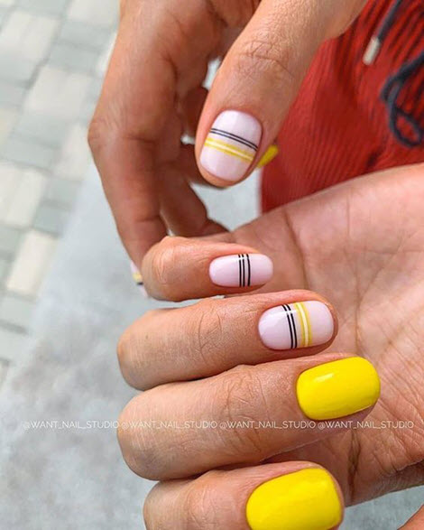Conception d'ongles d'été 2024 pour les ongles courts
