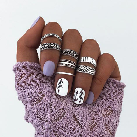 Conception d'ongles d'été 2024 pour les ongles courts