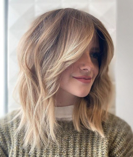 Photo de nuances de cheveux à la mode