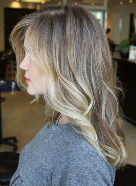 Photo de nuances de cheveux à la mode