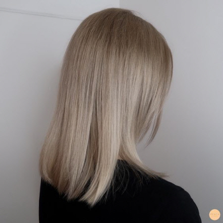 Belle couleur de cheveux tendance