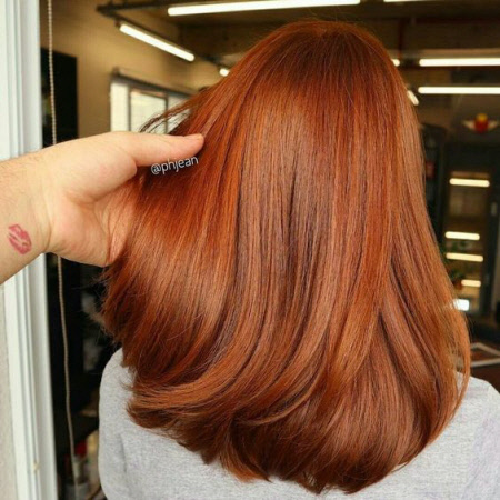 Couleur des cheveux roux