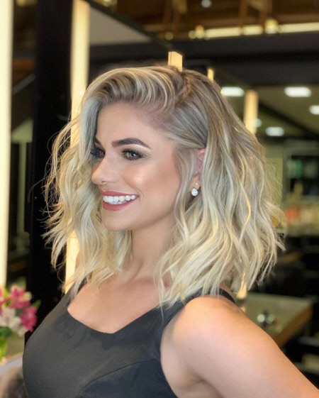 Photo de nuances de cheveux à la mode