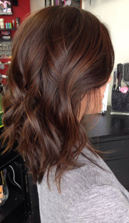 Photo de nuances de cheveux à la mode