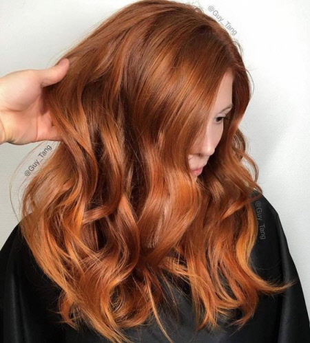 Couleur des cheveux roux