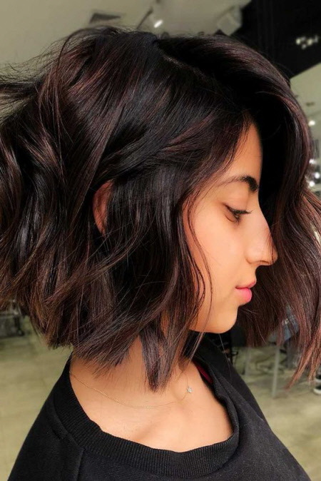 Belle couleur de cheveux tendance