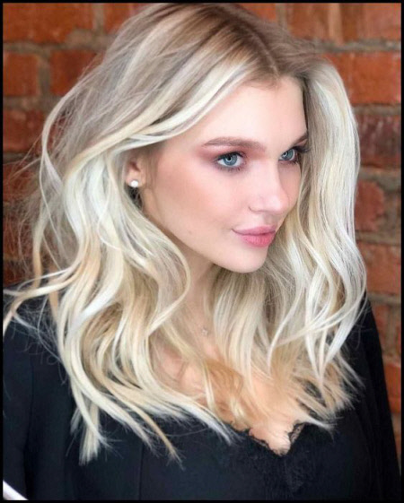 Photo de nuances de cheveux à la mode