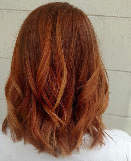Couleur des cheveux roux