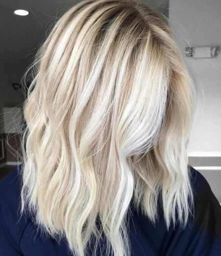Belle couleur de cheveux tendance