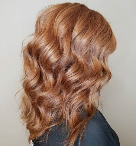 Belle couleur de cheveux tendance