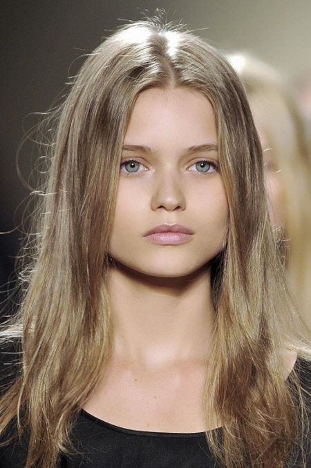 Nuances de cheveux châtain clair