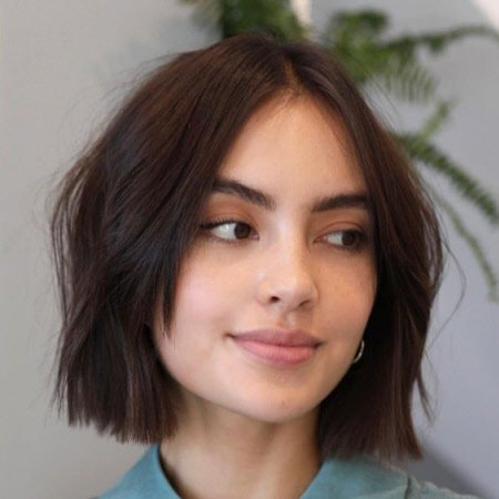 Photo d'une coupe de cheveux à la mode