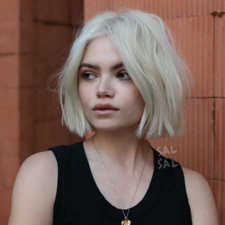 Photo d'une coupe de cheveux à la mode