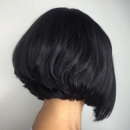 Photo d'une belle coupe de cheveux bob