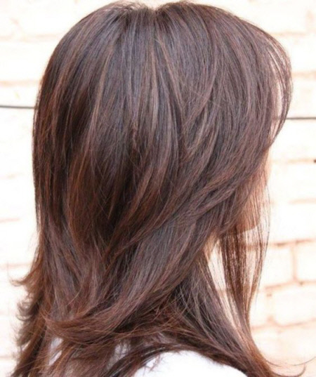 Belles options de coupe de cheveux en cascade