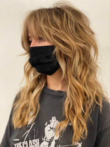 Coupes de cheveux avec une frange