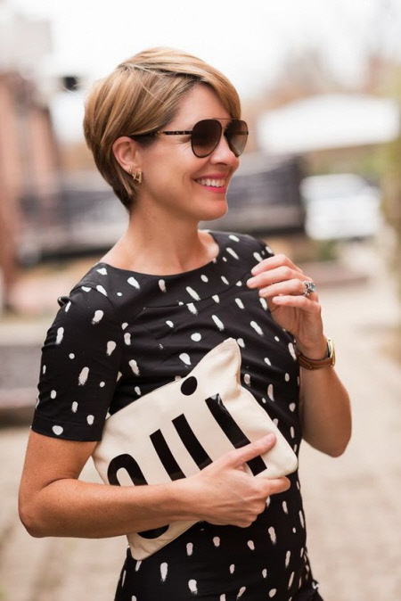 Coupe de cheveux Pixie pour femme: photos de mode