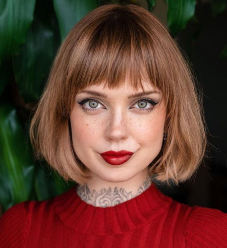 Photo d'une coupe de cheveux à la mode