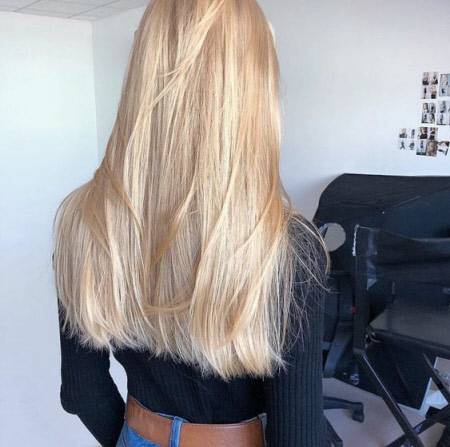 Coupe de cheveux droite